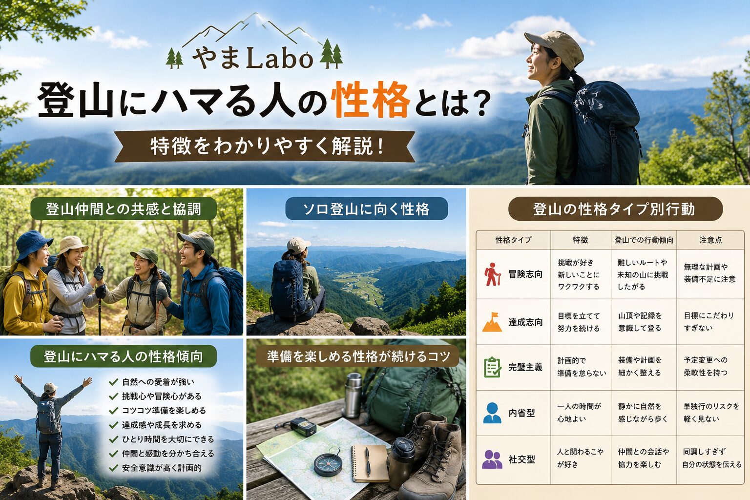 ハマる人の性格とは？まとめ画像